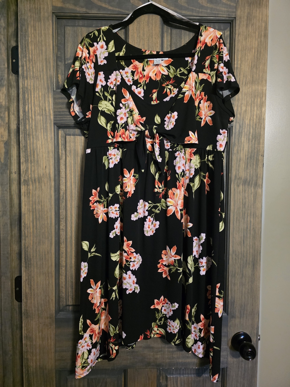 TOMMY BAHAMA WOMENS 'PETAL OF HONOR' CAP SLV DRESS FLORAL XL TROPICAL